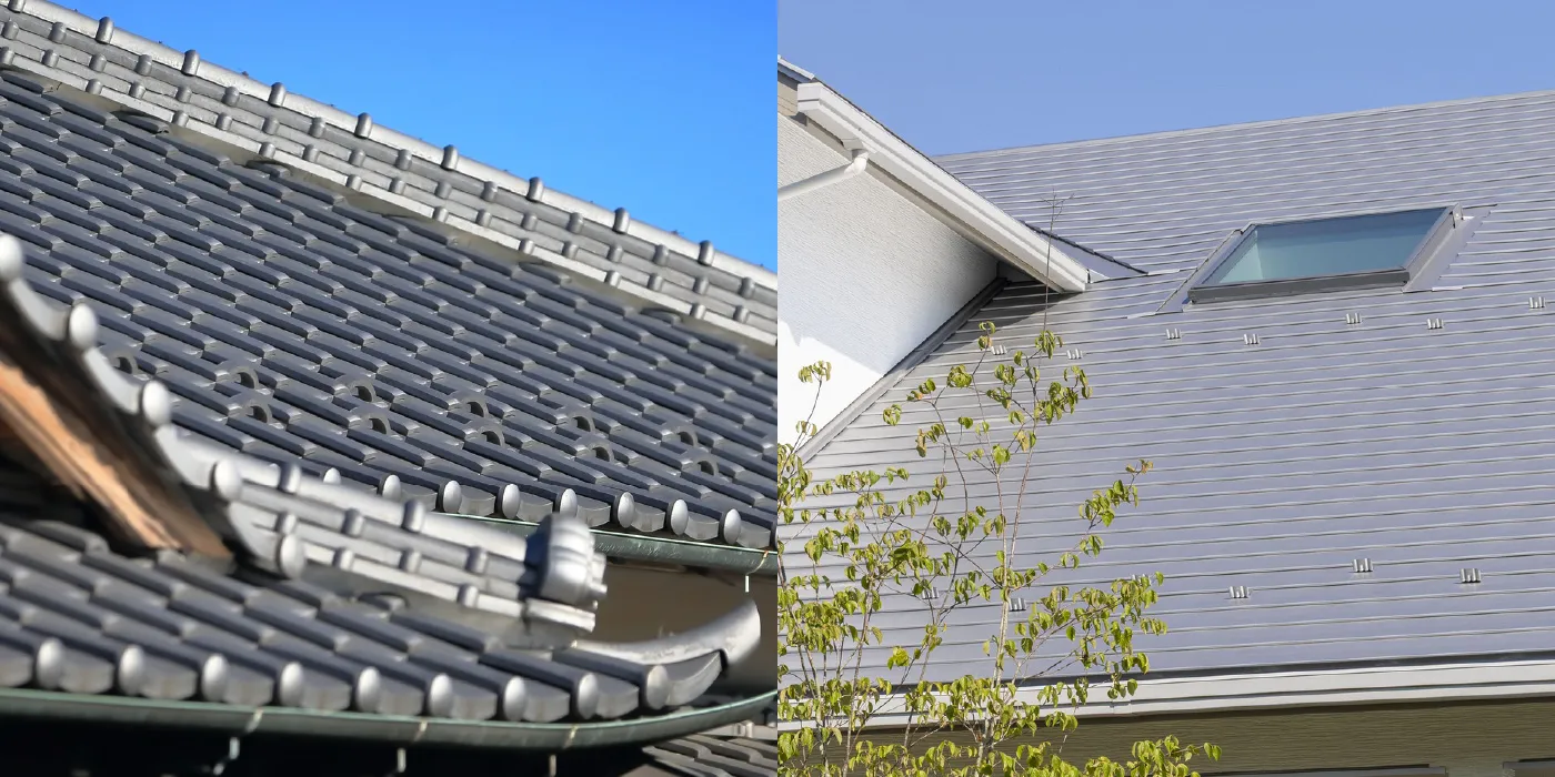 和風建築・洋風建築の屋根の事例