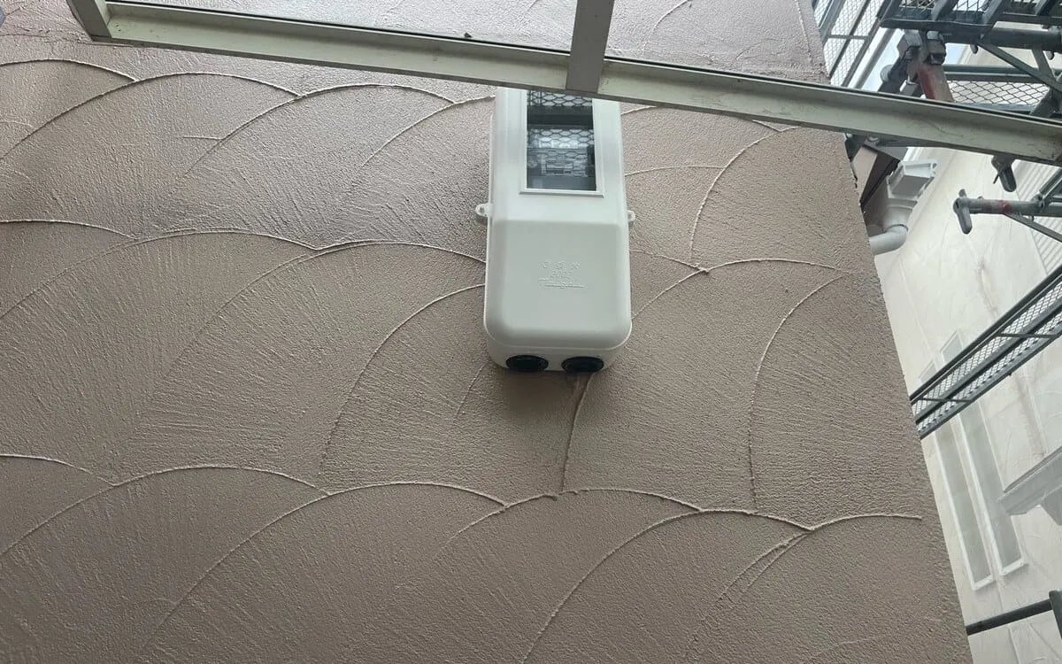 完工チェックの様子