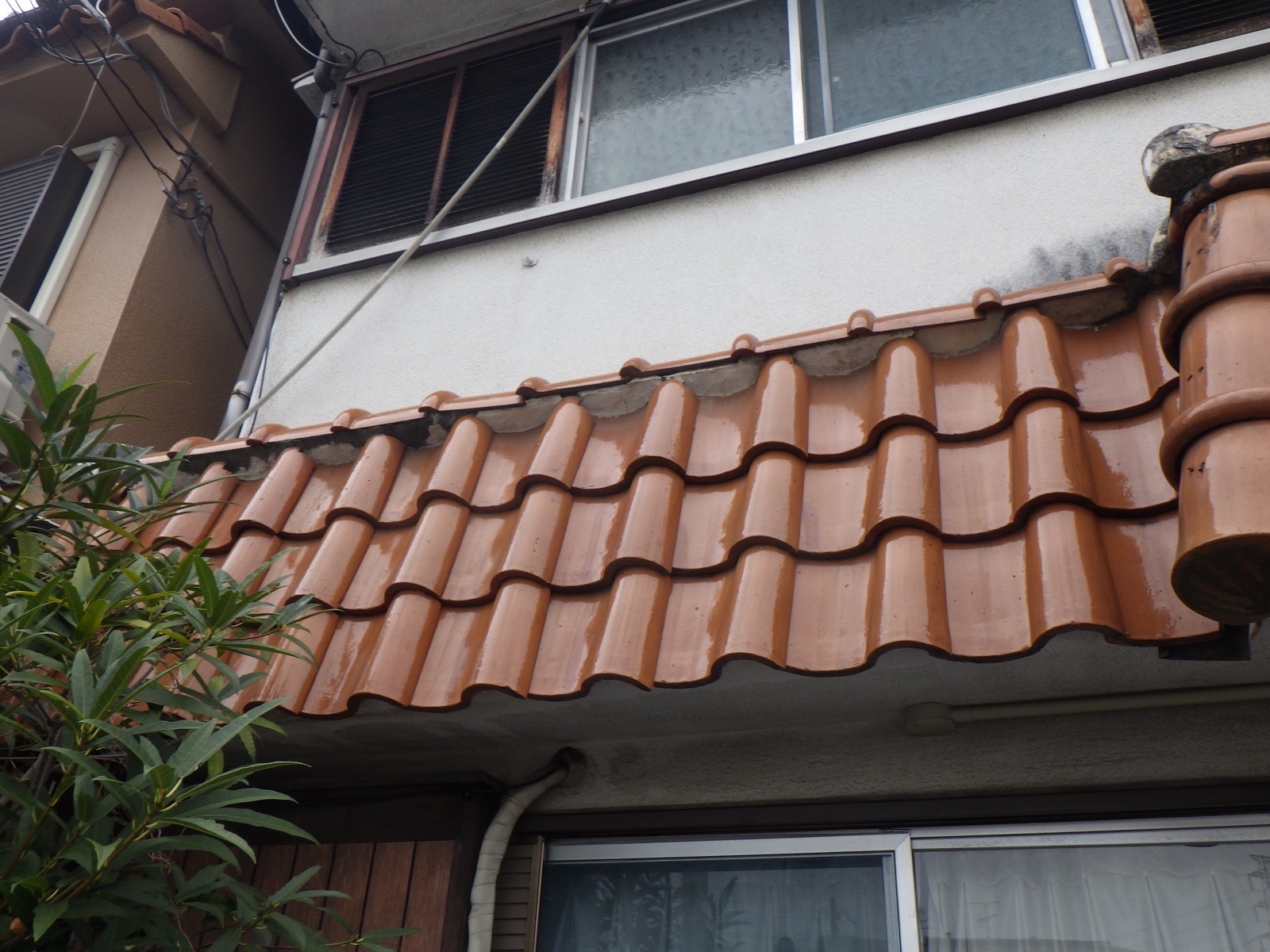 下屋の葺き替え　大阪府枚方市 施工前