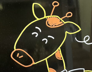 先月のWELCOMEボード?