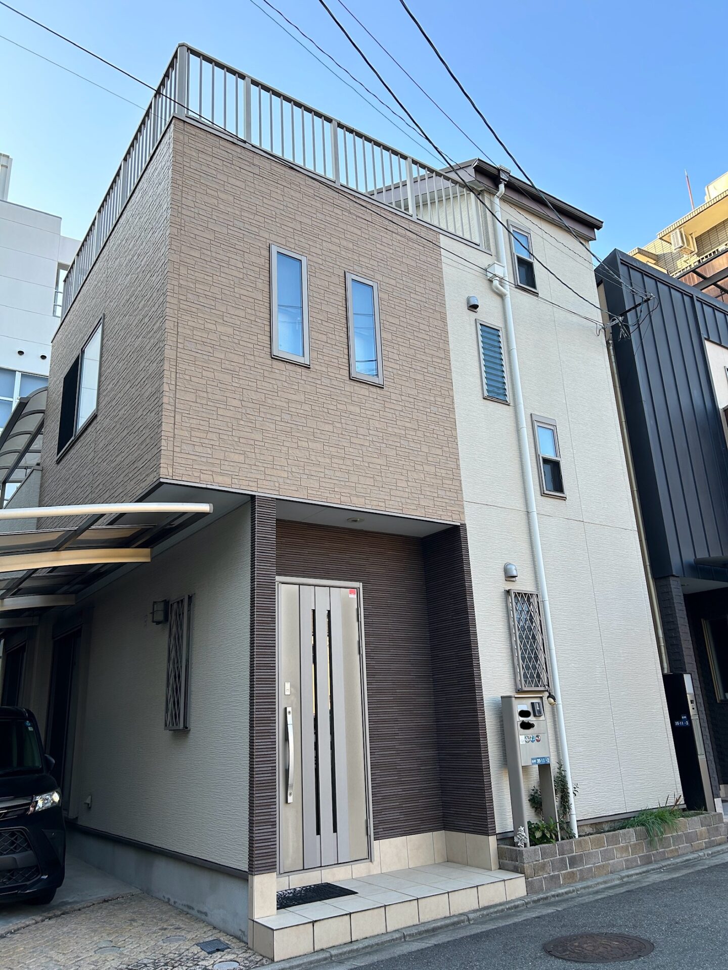 大阪府吹田市豊津町　外壁塗装工事　失敗しない塗装工事のために　塗料の選び方 施工前
