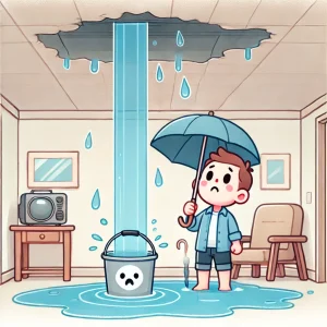雨漏りが起きたらどうしたらいい？　枚方市りふぉーむカンパニーにお任せください！